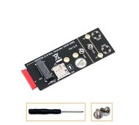 Evvmnaks Adaptateur de Module sans M.2 Key-B avec Emplacement pour Carte SIM, Prise en Charge du Modem GSM 5G 4G 3G LTE pour Carte Clé NGFF 3042 3052 M2 B