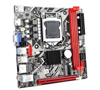 Evvmnaks Carte MèRe de Bureau B75 MS LGA 1155 2XDDR3 Emplacements Jusqu'à 16G PCI-E 16X pour Carte MèRe B75 de Bureau à Domicile