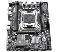 Evvmnaks La Carte Mère X99M-G Prend en Charge Le Processeur LGA 2011-3V3V4 128 Go DDR4 ECC RAM NVME M.2 M.2WIFI PCI-E 4X SATA 3.0 Noir 1 Pièce