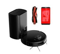EVVO Aspirateur Robot R9, Technologie Laser, Navigation Ultra-Précise, 3000 Pa, Autonomie 110 Minutes, Application Mobile, Aspiration, Nettoyage, Balayage et Balayage, avec Base Autovidante