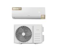 EVVO Climatiseur Split Clima WiFi Refroidissement et chauffage, connectivité WIFI, moteur Inverter, pompe à chaleur déshumidificateur, réfrigérant R32 (9 000 BTU)