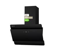 EVVO Hotte décorative EVVO 60 cm de large - Puissance 800 m³/h - Contrôle tactile et gestuel - Filtre en aluminium et charbon actif - Classe énergétique A++