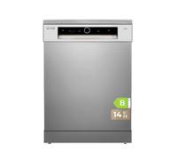 EVVO Lave-vaisselle 60 cm de large, capacité pour 14 couverts et avec troisième plateau, efficacité B, 8 programmes inclus, lavage intelligent, zone Wash, inno wash, ouverture automatique, modèle