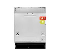 EVVO Lave-vaisselle intégré Di.2 Pro, 60 cm, capacité 14 couverts, témoin lumineux fin programme, programme rapide 30 minutes, 8 programmes, plateau supérieur réglable, programme moyen charge