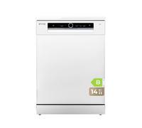 EVVO Lave-vaisselle largeur 60 cm, capacité pour 14 couverts et avec troisième plateau, efficacité B, 8 programmes inclus, lavage intelligent, zone wash, inno wash, ouverture automatique, modèle D5