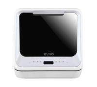 EVVO Lave-vaisselle Mini D Trip: Petit Taille Portable Sans Installation 2 Couverts 6 Programmes