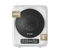 EVVO Mini S4 Sèche-linge portable 3 kg, design mini compact, panneau tactile, hygiène UV, fonction anti-rides, accessoire pour chaussures, idéal pour les espaces réduits