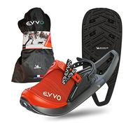 EVVO - Originale - Raquette à Neige Made in France avec Semelles Cloutées Michelin®, Fixations Réglables, pour Homme et Femme avec Sac de Transport Inclus, Tout Terrain, Randonnée Neige