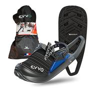 EVVO - Originale - Raquette à Neige Made in France avec Semelles Cloutées Michelin®, Fixations Réglables, pour Homme et Femme avec Sac de Transport Inclus, Tout Terrain, Randonnée Neige