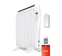 EVVO Radiateur C6 Blanc 900W 6 éléments WiFi, télécommande, minuterie (6 éléments)