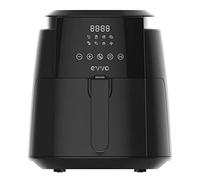 EVVO Tasty Friteuse sans huile 1500 W Technologie Dual Cyclone multifonction jusqu'à 200 °C 3,5 l, Noir