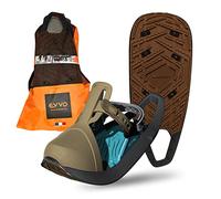 EVVO - TOREE - Raquette à Neige Made in France avec Semelles Biosourced90® Cloutées Michelin®, Fixations Réglables, pour Homme et Femme avec Sac de Transport Inclus, Tout Terrain, Randonnée Neige