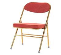 EVWGNPQRV Chaise Pliante, Chaise Pliante rembourrée en Tissu Velours côtelé Multicolore Plusieurs Tailles(GD,Grey Wolf)