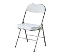 EVWGNPQRV Chaise Pliante, Dossier de Chaise Pliante Multicolore, capacité 250 LB, for réunions intérieures et extérieures, événements Formation(White)