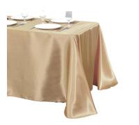 EVWGNPQRV Décoration de Table pour fête, Nappe en Satin superposée for Mariage, rectangulaire, Multicolore, Plusieurs Tailles(Champagne,108.3 x 57.1 inch (Square))