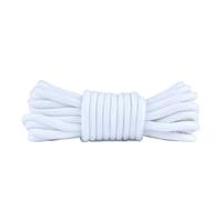 EVWGNPQRV Lacets, 2 paires de lacets ronds multicolores solides en ester for bottes randonnée, chaussures sport 70-150cm(White,120cm)