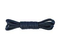 EVWGNPQRV Lacets, Lacets ronds en coton ciré. Chaussures Oxford Bottes Cuir 11 Couleurs 60-150cm(11 Navy Blue,90CM-1PAIR)
