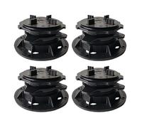 EVWGNPQRV Pied de terrasse, 4 Pcs Black Decking Pedestal Height Adjustable Support for Boards(Style 2)