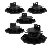 EVWGNPQRV Pied de terrasse, Deck Support Pedestals 5 Pcs Adjustable Height 30-140cm(30 to 60cm)