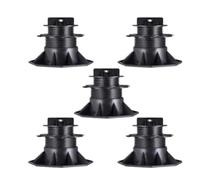 EVWGNPQRV Pied de terrasse, Deck Support Pedestals Height Adjustable Multiple Sizes 5 Pcs(60 140mm)