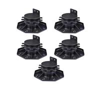 EVWGNPQRV Pied de terrasse, Decking Pedestal Adjustable Joist Support 5 Pack Multicolor 30-140mm(Color 1)