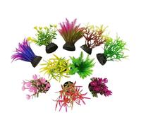EVWGNPQRV Plantes artificielles pour Aquarium, Plantes d'algues artificielles for Aquarium, 10 pièces, 5.5cm x 2cm