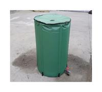EVWGNPQRV Réservoir de récupération d'eau de Pluie, Baril Pliable de Collecte d'eau Pluie en PVC Multicolore, 50L-1000L(Green,160L)