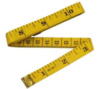 EVWGNPQRV Ruban à mesurer Souple pour Le Corps, Ruban à mesurer corporel 150 cm, échelle centimétrique 1,3, Multicolore(Yellow)