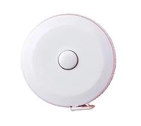 EVWGNPQRV Ruban à mesurer Souple pour Le Corps, Ruban à mesurer Multicolore Double échelle 2M for l'artisanat de Couture sur Mesure(White)