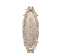 EVWGNPQRV Sculptures Florales pour Meubles, Appliques de Fleurs sculptées sur Bois for Meubles, Plusieurs Tailles(F 58cmX20cmX1.2cm)