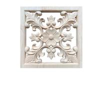 EVWGNPQRV Sculptures Florales pour Meubles, Sculpture sur Bois, Appliques Florales, décalcomanies for décoration de Meubles, Plusieurs Tailles(K-20cmX20cm)