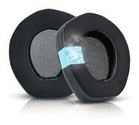 EVXVE RS 175 Coussinets de rechange pour casque Sennheiser RS 175 RS 165 RS 185 RS 195 HDR 165 HDR 175 HDR 185 HDR 195 Coussinets de rechange avec cuir synthétique | Mousse à mémoire de forme (gel