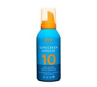 EVY Mousse Solaire Sport SPF10 pour l'Extérieur - extrêmement résistante à la transpiration et à l'eau, protection solaire à action prolongée et nourrissante