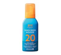 EVY Mousse Solaire Sport SPF20 pour l'Extérieur - extrêmement résistante à la transpiration et à l'eau, protection solaire à action prolongée et nourrissante