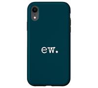 Ew. Beurk. Dégueulasse. Expression de dégoût Coque pour iPhone XR