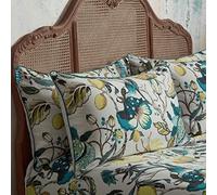 EW by Edinburgh Weavers Morton Paire de taies d'oreiller Bleu Sarcelle 50 x 75 cm