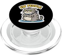 Ew People Funny Cat Lover Antisocial Introverti Anti Social PopSockets PopGrip pour MagSafe