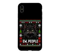 Ew People Pull de Noël Moche pour Amoureux des Chats Coque pour iPhone XS Max