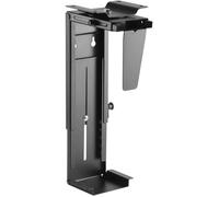 EW1293 - Support Boîtier PC Universel Rotation 360° Montage sous Bureau Accroche réglable Soutien Ordinateur Réhausseur PC Gamer