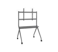 Ewent Support TV mobile EW1542 – 50–86" – roulettes, VESA 200x200–800x600, 120 kg, Noir