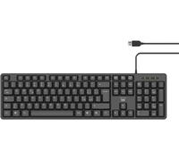 EW3108 USB + PS/2 Italien Noir clavier Claviers (Standard, Avec fil, USB + PS/2, Noir)
