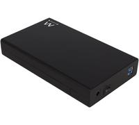 EW7056 Boîtier Externe pour Disque Dur HDD SATA 3,5"" USB 3.1 Compatible avec systèmes Windows et Mac Noir