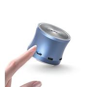 Ewa A109mini Enceinte Bluetooth sans Fil Portable, Son Puissant avec Radiateur de Basses, Petite Enceinte Bluetooth, Carte TF et Support Selfie, Mini Enceinte pour Les Voyages, la Maison (Bleu)