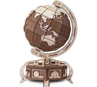 EWA Carte du monde mécanique en bois the globe