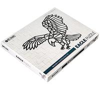 EWA Eco-Wood-Art Aigle Mural en Bois-Puzzle pour Adultes et Adolescents-Assemblage sans colle-287 pièces, Eagle, Noir