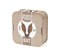 EWA Eco-Wood-Art - Bat L (Wooden Box)- Puzzle Classique en Bois - Casse-tête pour Adultes et Adolescents -à Monter soi-même sans Colle- 250 pièces