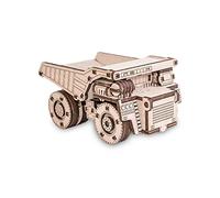 EWA Eco-Wood-Art - Camion BELAZ-Mini - Puzzle 3D mécanique en Bois - Puzzle pour Adultes et Adolescents - Assemblage sans Colle - 105 pièces