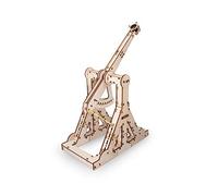 EWA Eco-Wood-Art - Catapulte médiévale - Puzzle 3D mécanique en Bois - Puzzle pour Adultes et Adolescents - Assemblage sans Colle - 94 pièces