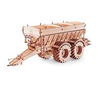 EWA Eco-Wood-Art Modèle Composite tridimensionnel mécanique de la remorque pour KIROVETS K-7M Puzzle pour Adultes et Adolescents-Collection sans colle-206 détails, Trailer for, Nature