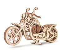 EWA Eco-Wood-Art - Moto Cruiser - Puzzle 3D mécanique en Bois - Puzzle pour Adultes et Adolescents - Assemblage sans Colle - 152 pièces